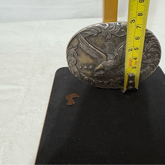 Vintage Silver Eagle Belt Buckle - Picture 5 of 6